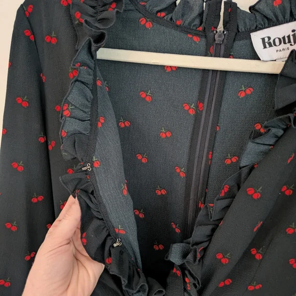 Rouje Yvette Cherry Mini Dress - Picture 5 of 7